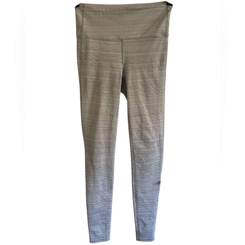 Athleta Textured Light Gray Leggings Size Small RN#54023 - Picture 3 of 12